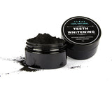 Carvão em pó ativado para branquear os dentes